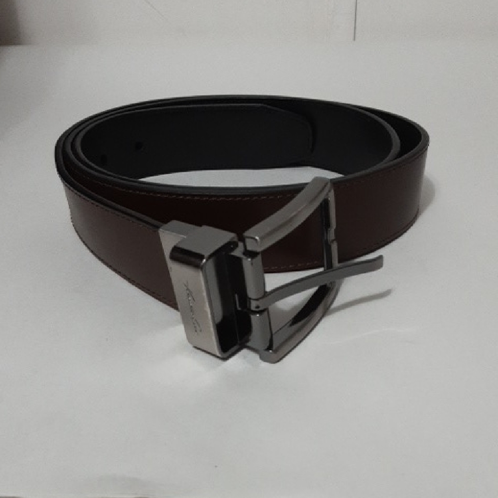 Kenneth Cole Men's 42" Brown Leather Belt